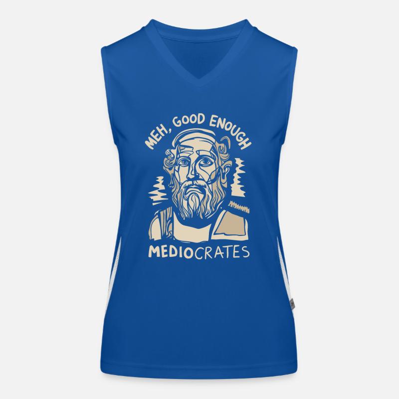 Minimalismus trifft Philosophie Funktionelles Kontrast-Tank Top für Frauen