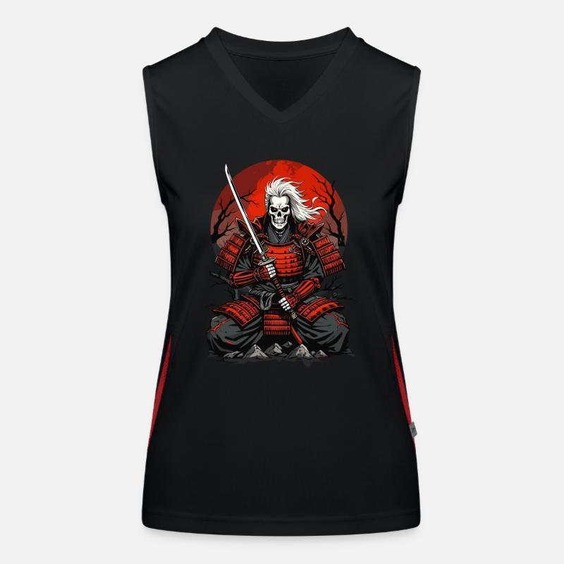 Uralte Samurai Funktionelles Kontrast-Tank Top für Frauen