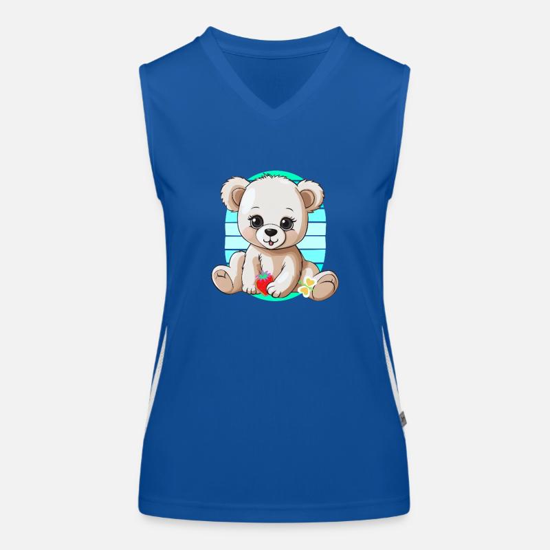 80s 90s Teddy Retro Teddy Bear Bear Bears Kids Women's Functional Contrast Tank Top