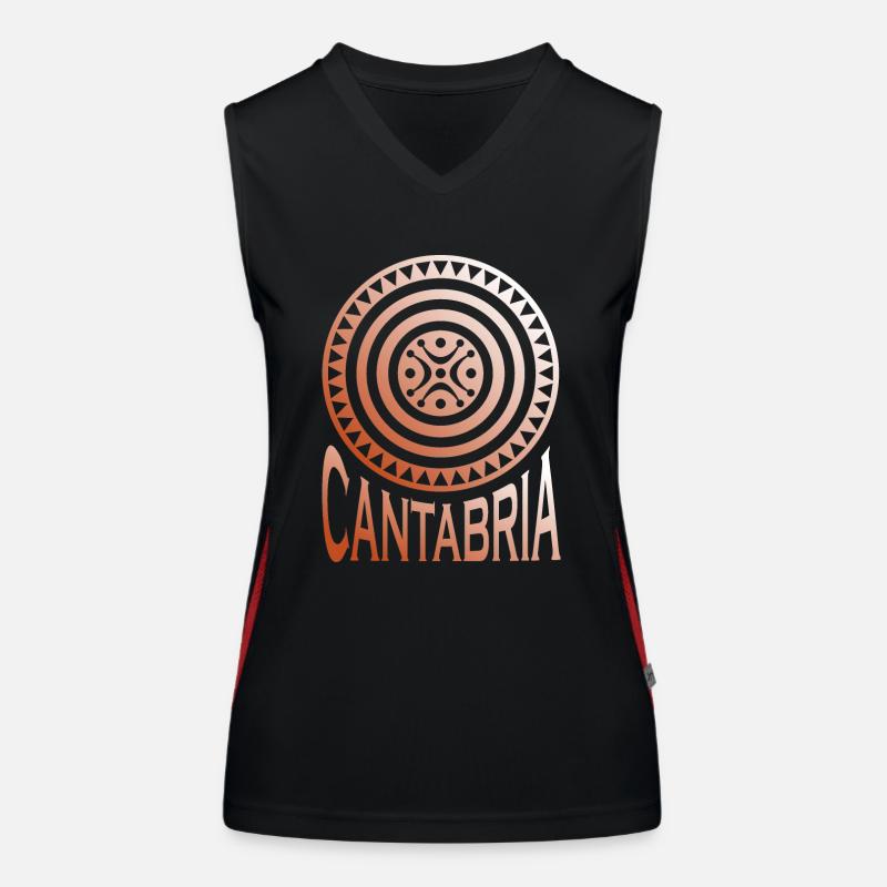 ESTELA DE CANTABRIA BRONZE M1 Women's Functional Contrast Tank Top