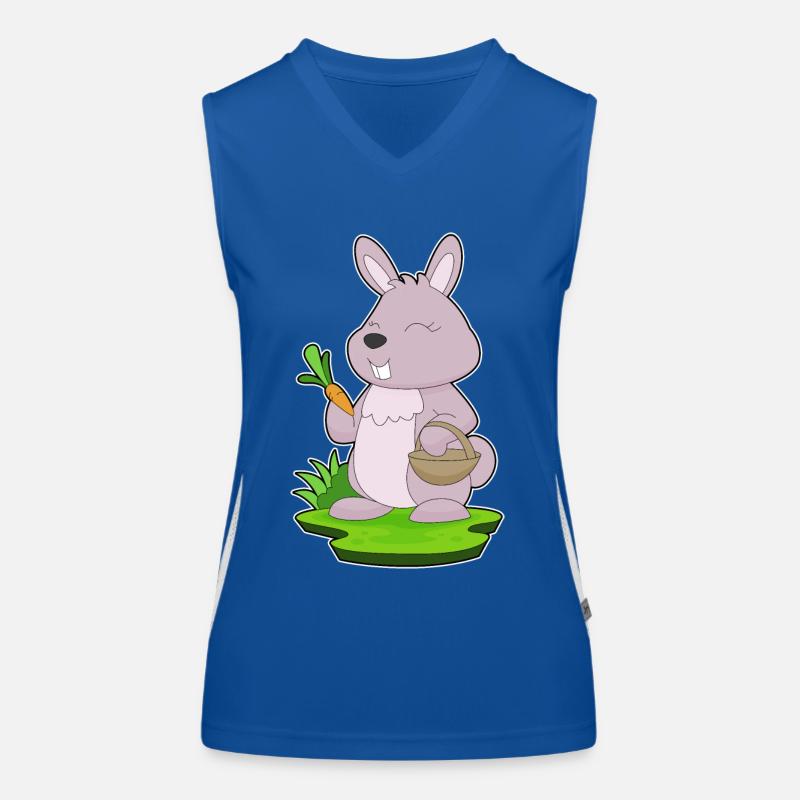 Rabbit Carrot Basket Women's Functional Contrast Tank Top
