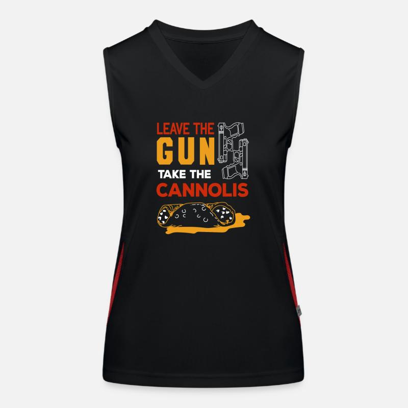 Gun Peace Statement Funny Gun Gift Women's Functional Contrast Tank Top