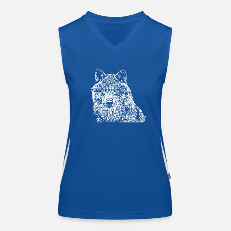wolf Women's Functional Contrast Tank Top
