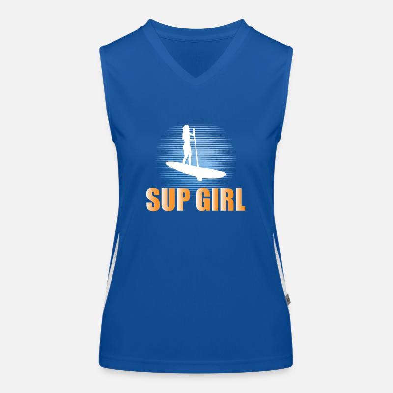 SUP Damen SUP Mädchen Funktionelles Kontrast-Tank Top für Frauen