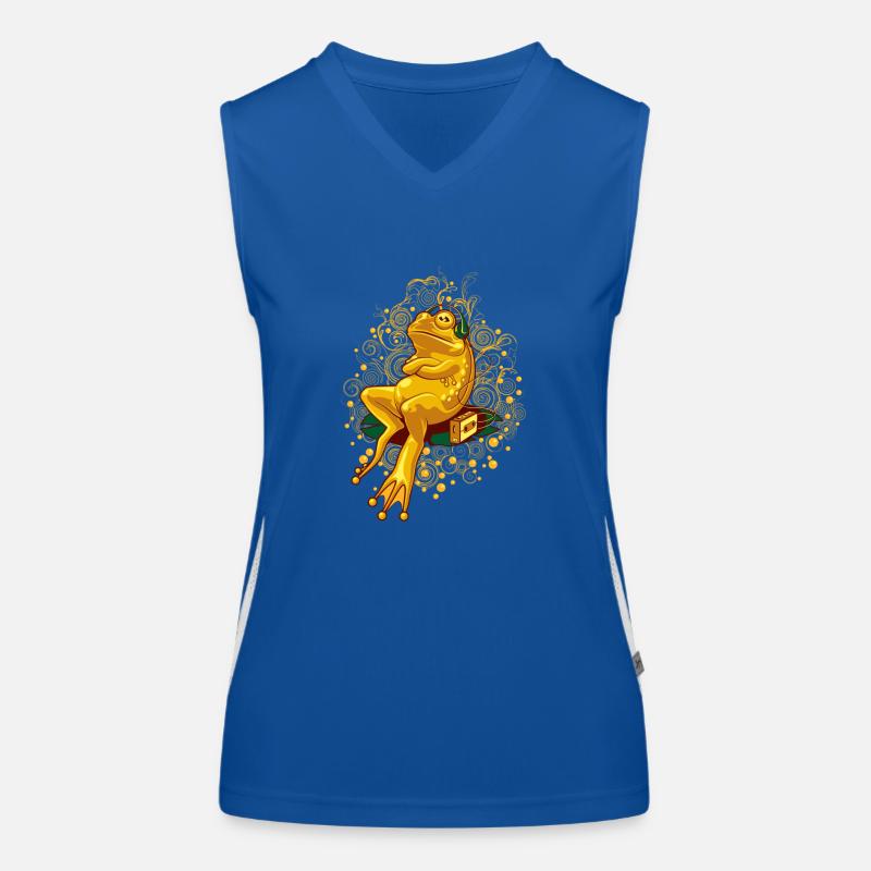 FROGGIE RELAX MODE Funktionelles Kontrast-Tank Top für Frauen