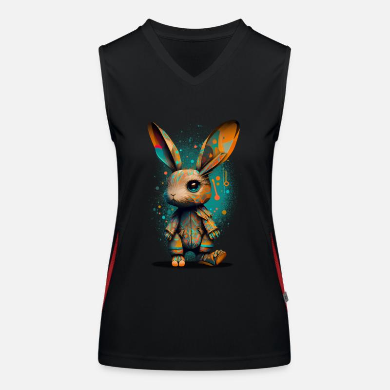 Buddy Bunny Women's Functional Contrast Tank Top