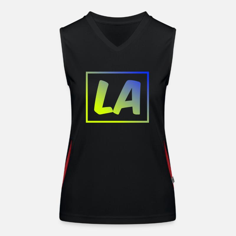 LA +++ Brand new Design by Maximum Design : ) Funktionelles Kontrast-Tank Top für Frauen