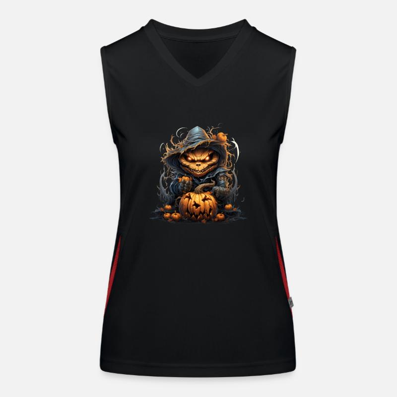 Pumpkin Women's Functional Contrast Tank Top