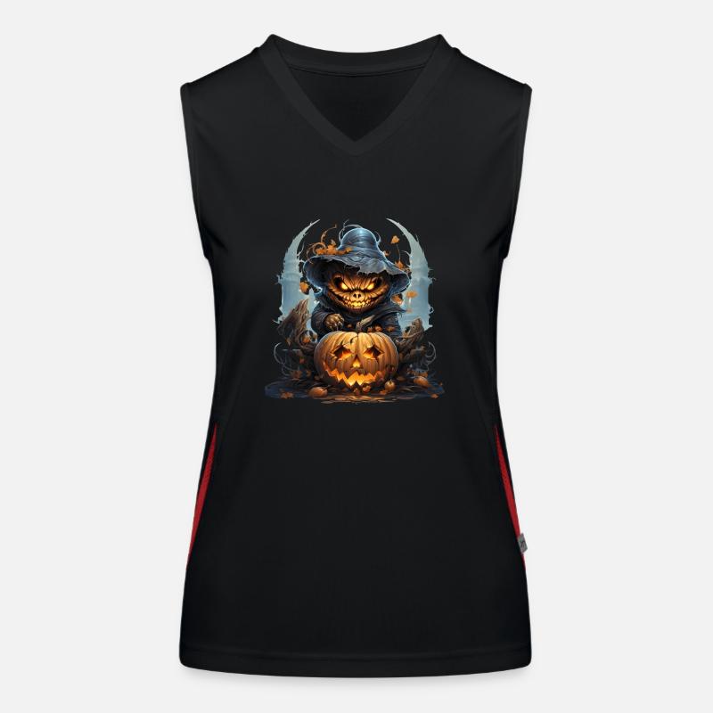 Pumpkin Funktionelles Kontrast-Tank Top für Frauen
