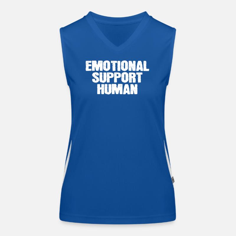 Emotional Support Human Funktionelles Kontrast-Tank Top für Frauen