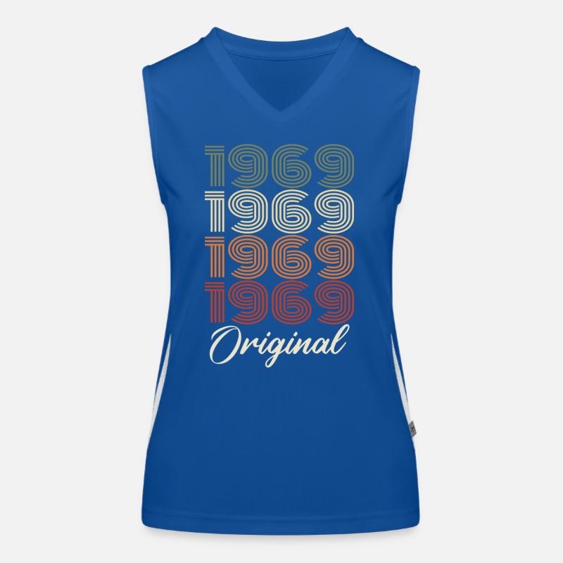 1969 Original Vintage Geburtstagsgeschenk 1969 Funktionelles Kontrast-Tank Top für Frauen