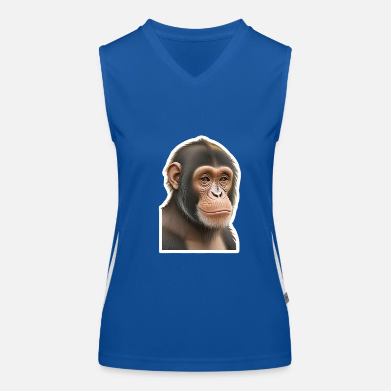 Chimpanzee Women's Functional Contrast Tank Top
