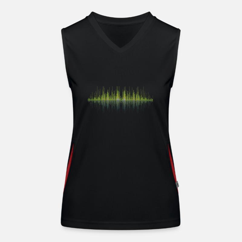 Equalizer Funktionelles Kontrast-Tank Top für Frauen