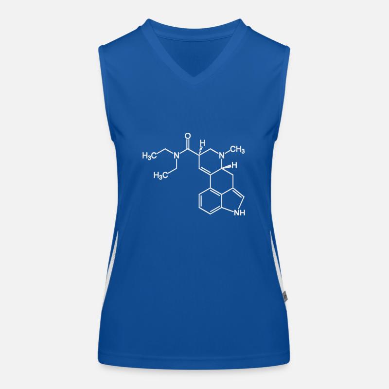 acid-lsd25 molecule Women's Functional Contrast Tank Top
