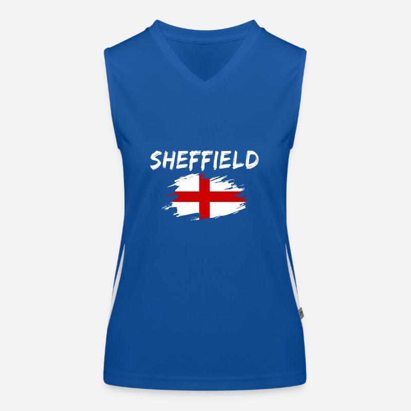 Sheffield England Funktionelles Kontrast-Tank Top für Frauen