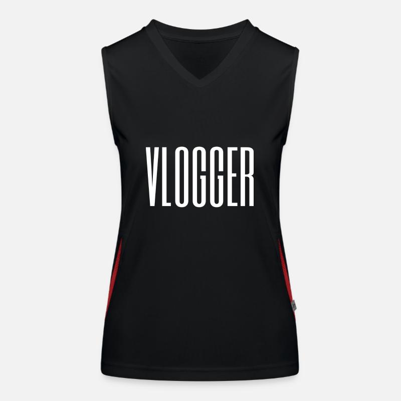 Vlogger / Blogueur Débardeur respirant contrasté Femme