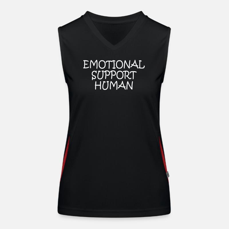 Emotional Support Human Funktionelles Kontrast-Tank Top für Frauen