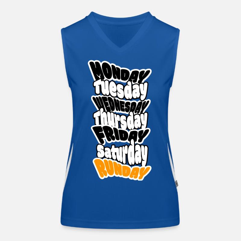 LE DIMANCHE, C’EST LE JOUR DE LA COURSE. Longue course ou grasse matinée ? Débardeur respirant contrasté Femme