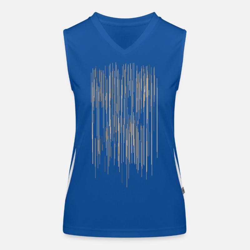 Stripe Pattern / Background Women's Functional Contrast Tank Top