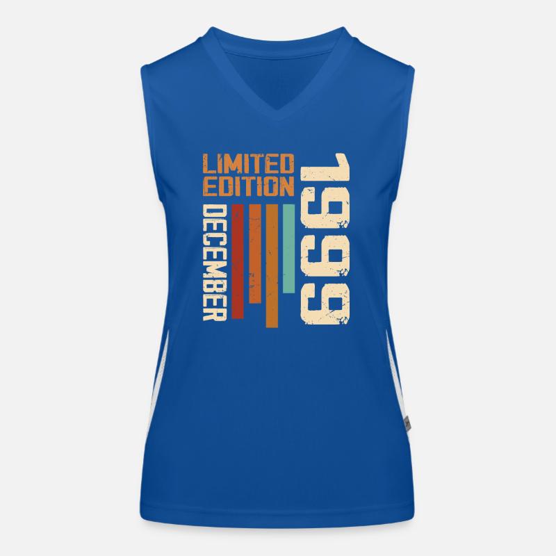 Dezember 1999 - 1999 Dezember Funktionelles Kontrast-Tank Top für Frauen