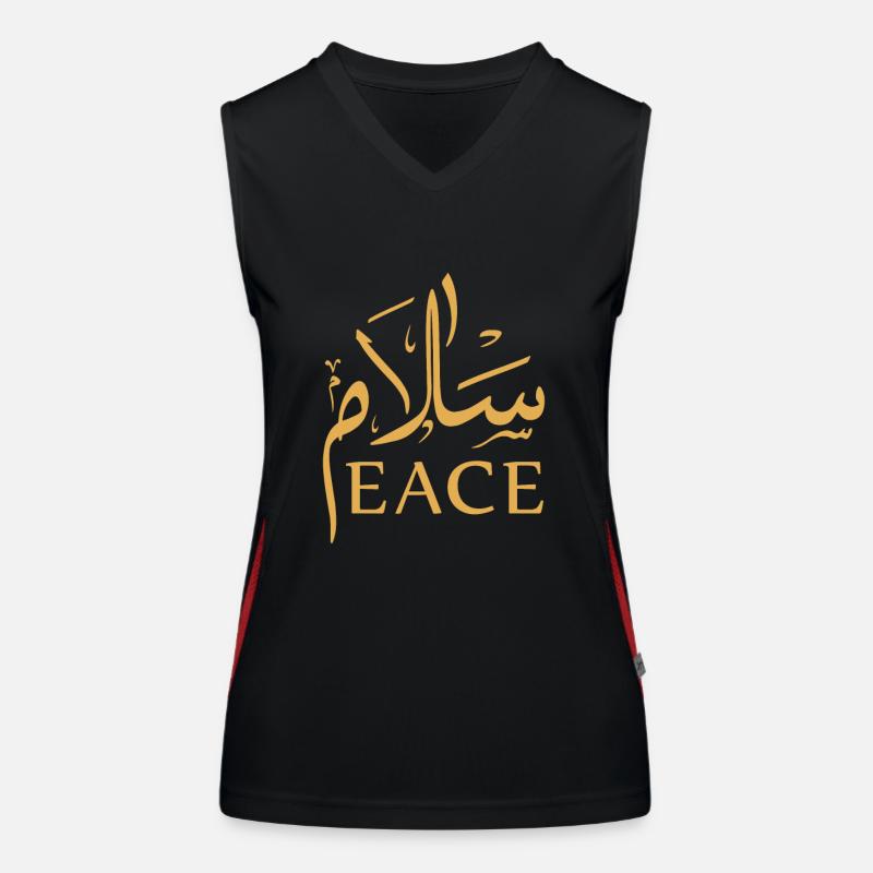 Frieden Funktionelles Kontrast-Tank Top für Frauen