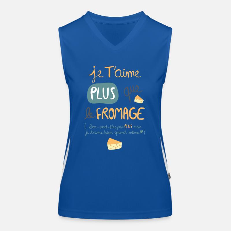 fromage Débardeur respirant contrasté Femme
