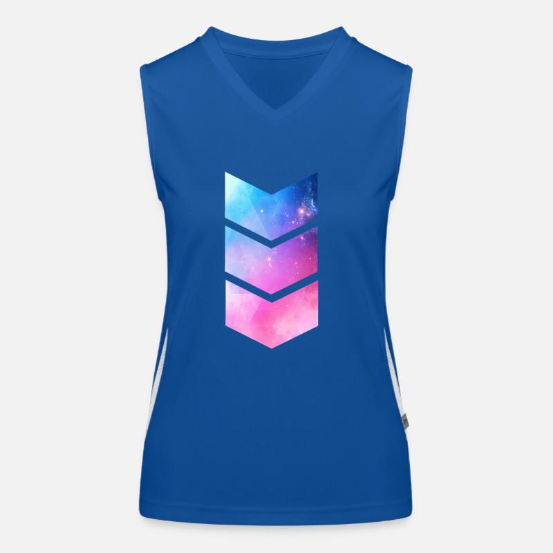 Glitzer und Glamour Pink Geschenk Geschenkidee Funktionelles Kontrast-Tank Top für Frauen