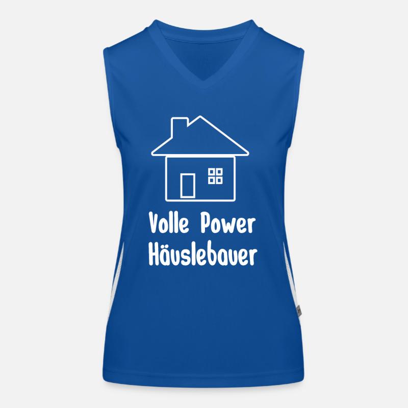 constructeur de maison Débardeur respirant contrasté Femme