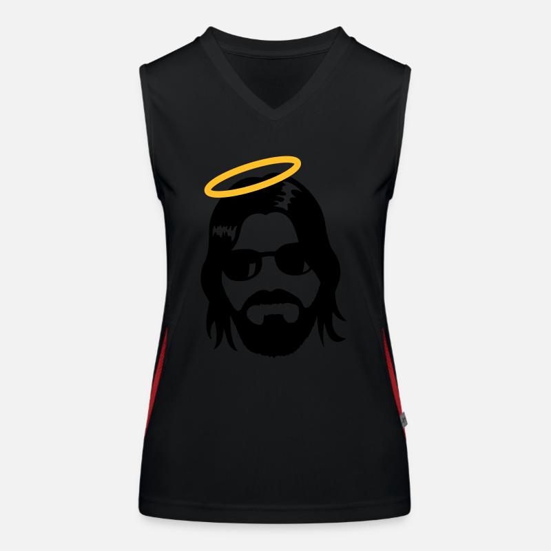 Holy Jesus Funktionelles Kontrast-Tank Top für Frauen