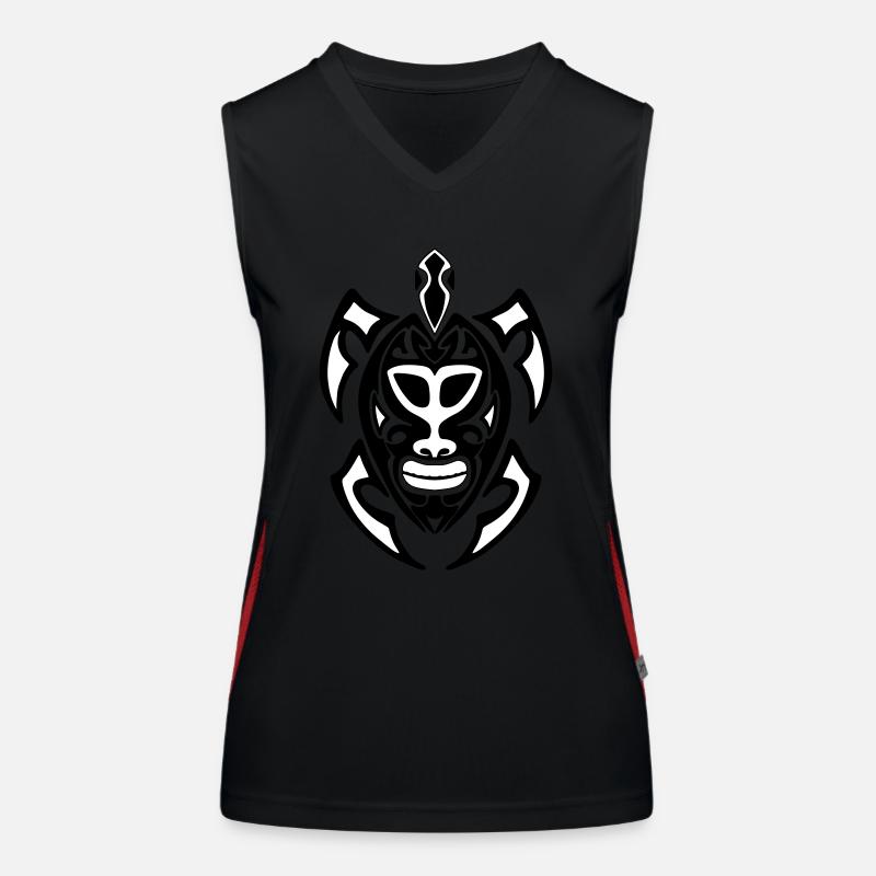 Polynesian turtle Women's Functional Contrast Tank Top