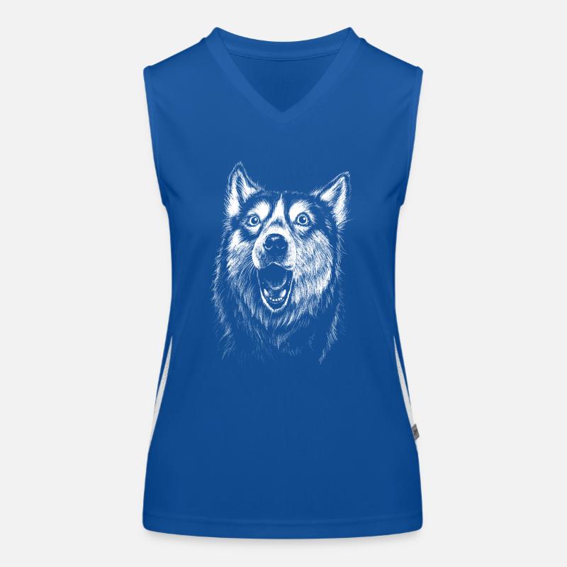 Dramatic Husky Women's Functional Contrast Tank Top