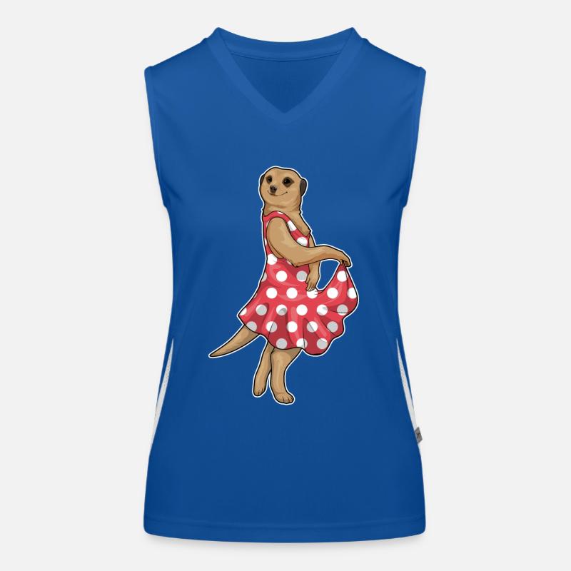 Suricate Polkadot Débardeur respirant contrasté Femme