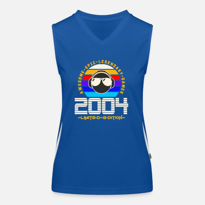 2004 Débardeur respirant contrasté Femme