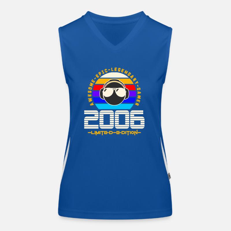 2006 Débardeur respirant contrasté Femme