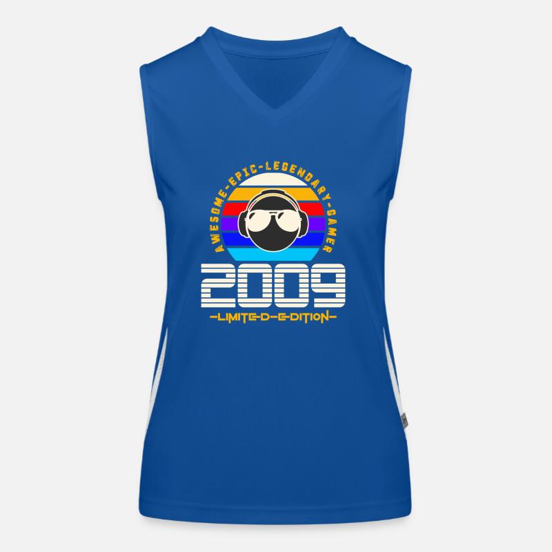 2009 Débardeur respirant contrasté Femme