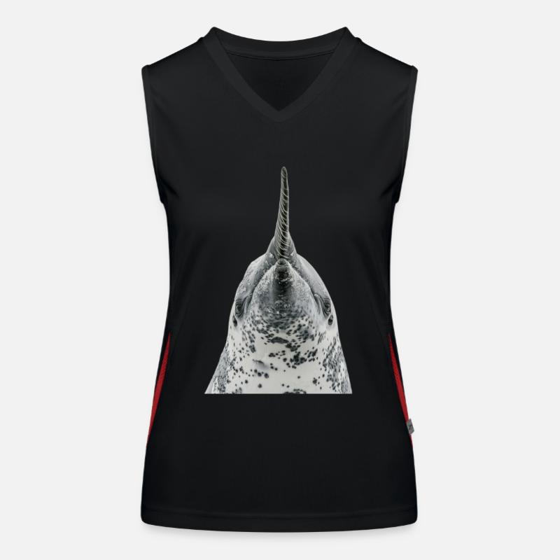 Narwhal Women's Functional Contrast Tank Top