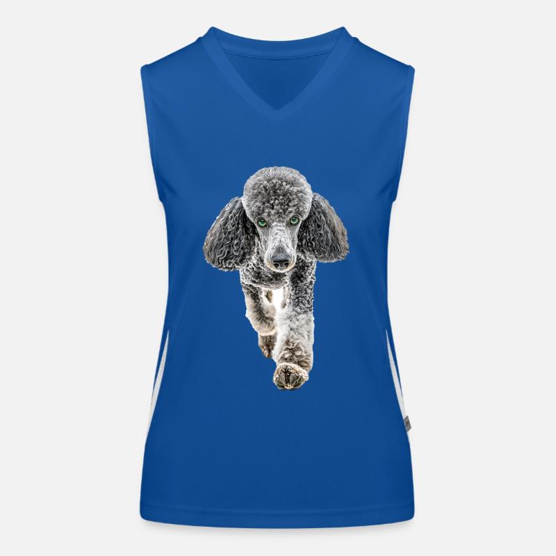 Pudel Funktionelles Kontrast-Tank Top für Frauen