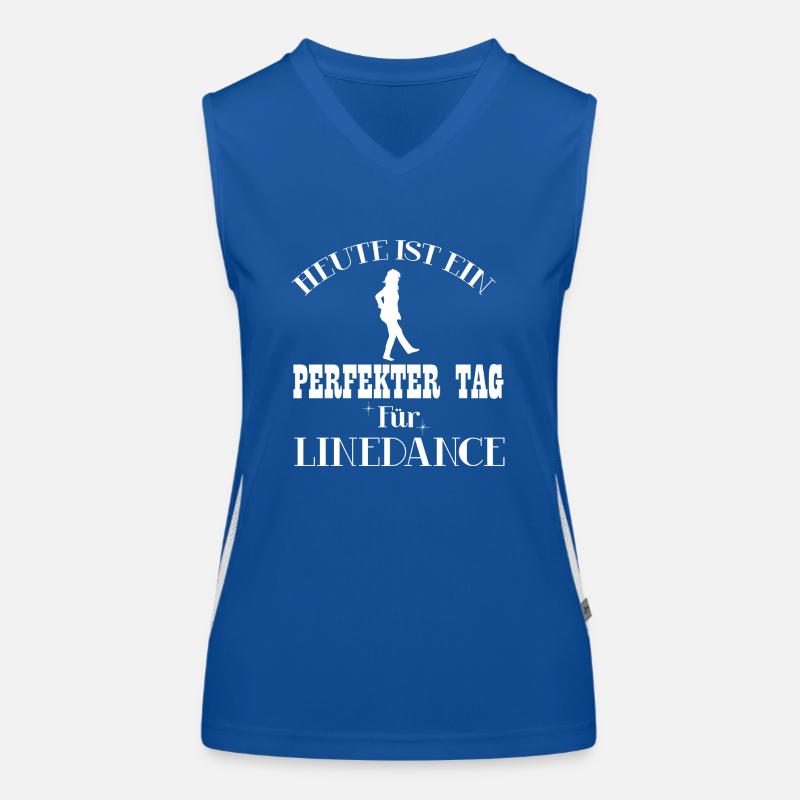 Linedance Funktionelles Kontrast-Tank Top für Frauen