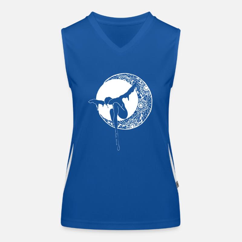 Lune de dentelle Débardeur respirant contrasté Femme