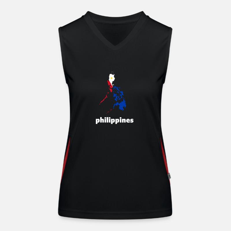 Philippines Philippines vacances Débardeur respirant contrasté Femme