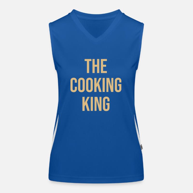 the cooking king Funktionelles Kontrast-Tank Top für Frauen
