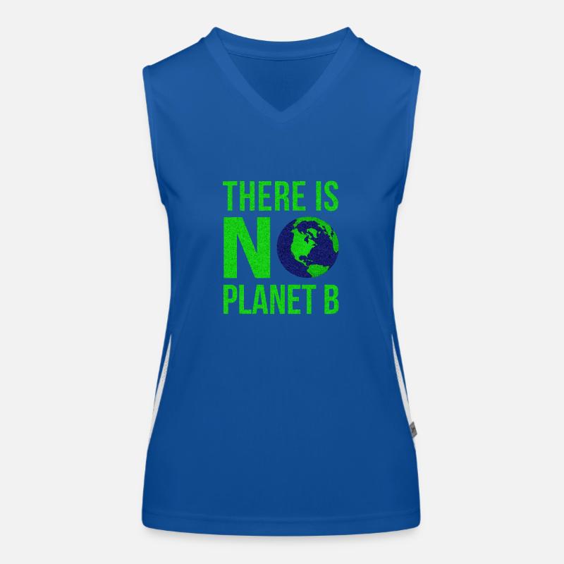 There Is No Planet B - Tag der Erde Funktionelles Kontrast-Tank Top für Frauen