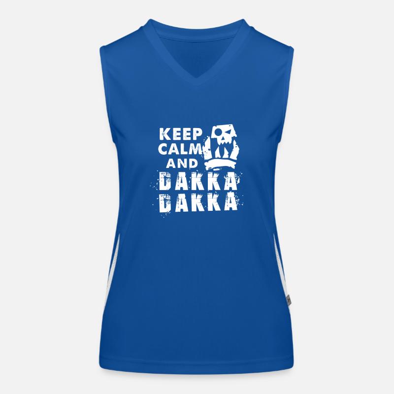 Ork Board Game War Game 40k Design Women's Functional Contrast Tank Top
