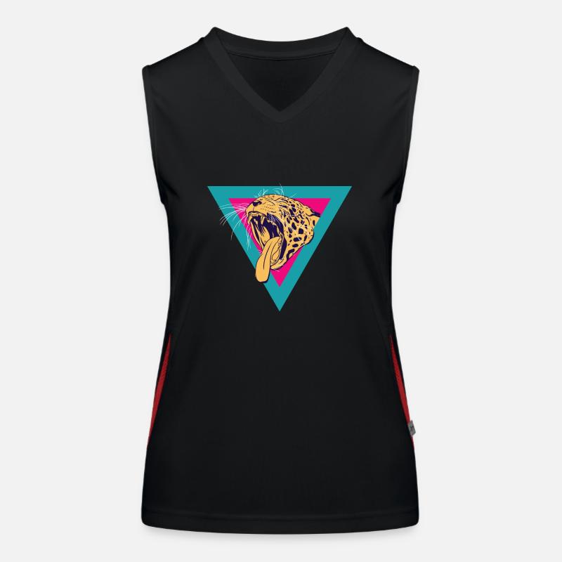 leopard Women's Functional Contrast Tank Top