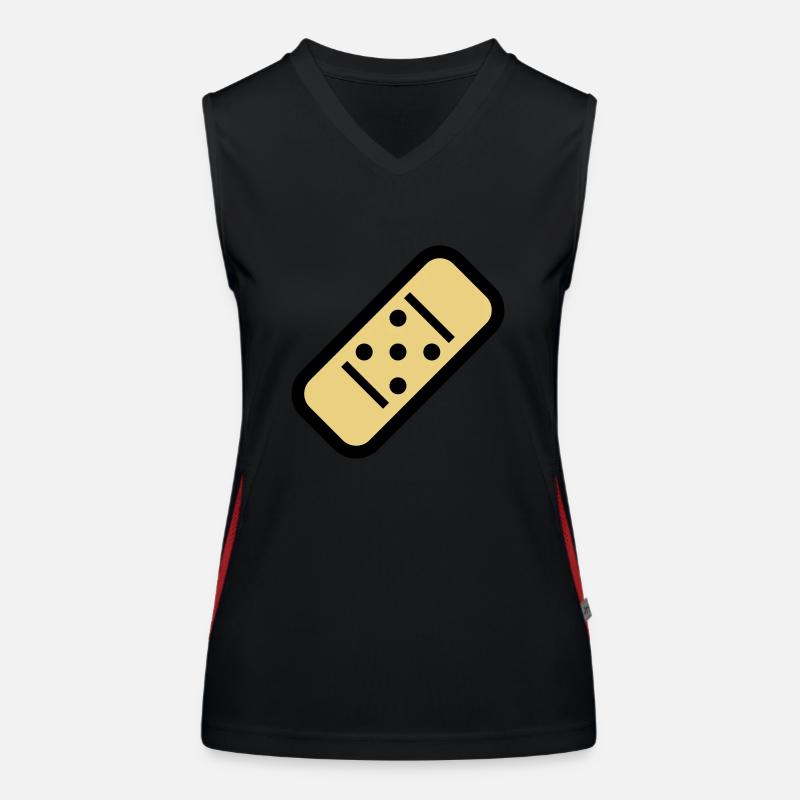 Comic Pflaster Funktionelles Kontrast-Tank Top für Frauen
