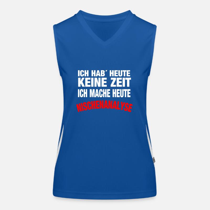 Nischenanalyse Funktionelles Kontrast-Tank Top für Frauen