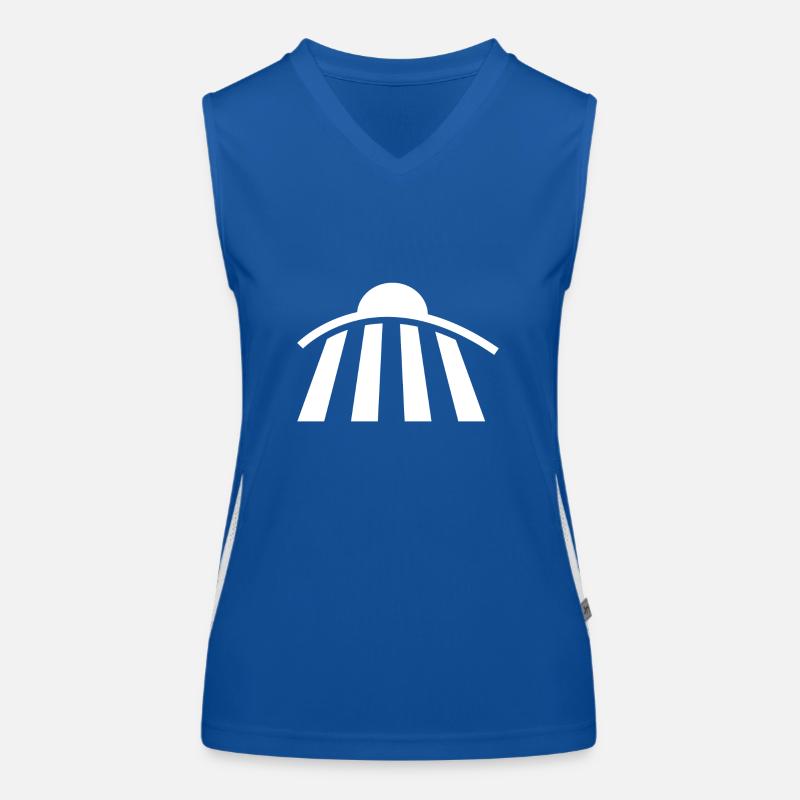 Ackerland Funktionelles Kontrast-Tank Top für Frauen