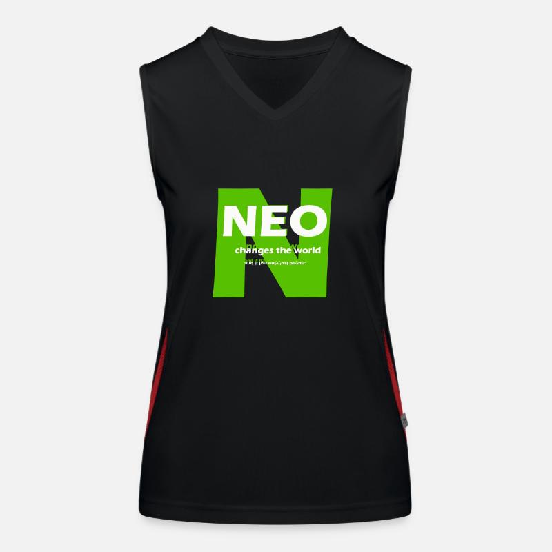 Neo changes the world Women's Functional Contrast Tank Top