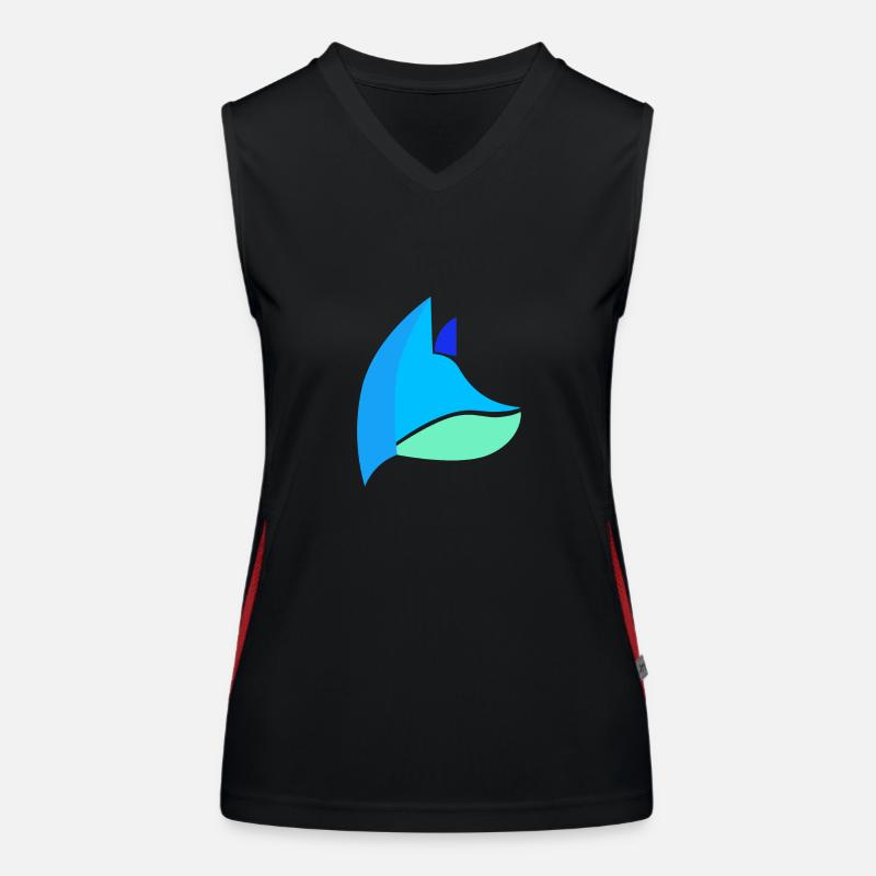 Fox blue Women's Functional Contrast Tank Top
