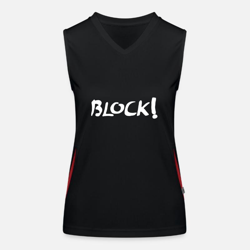 bloc Débardeur respirant contrasté Femme